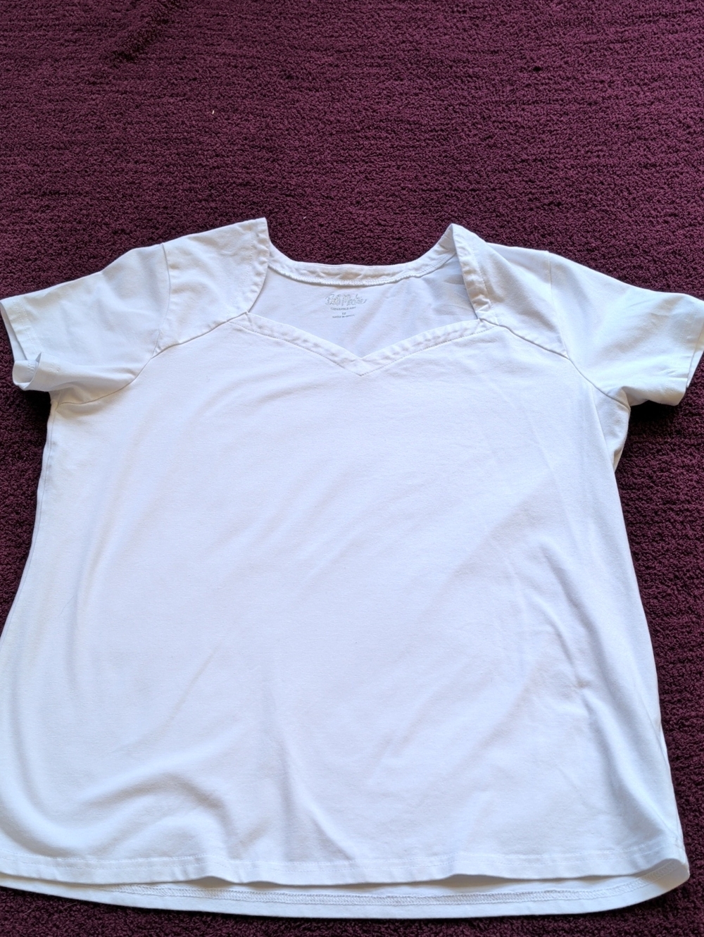 Classic White Short Sleeve Top